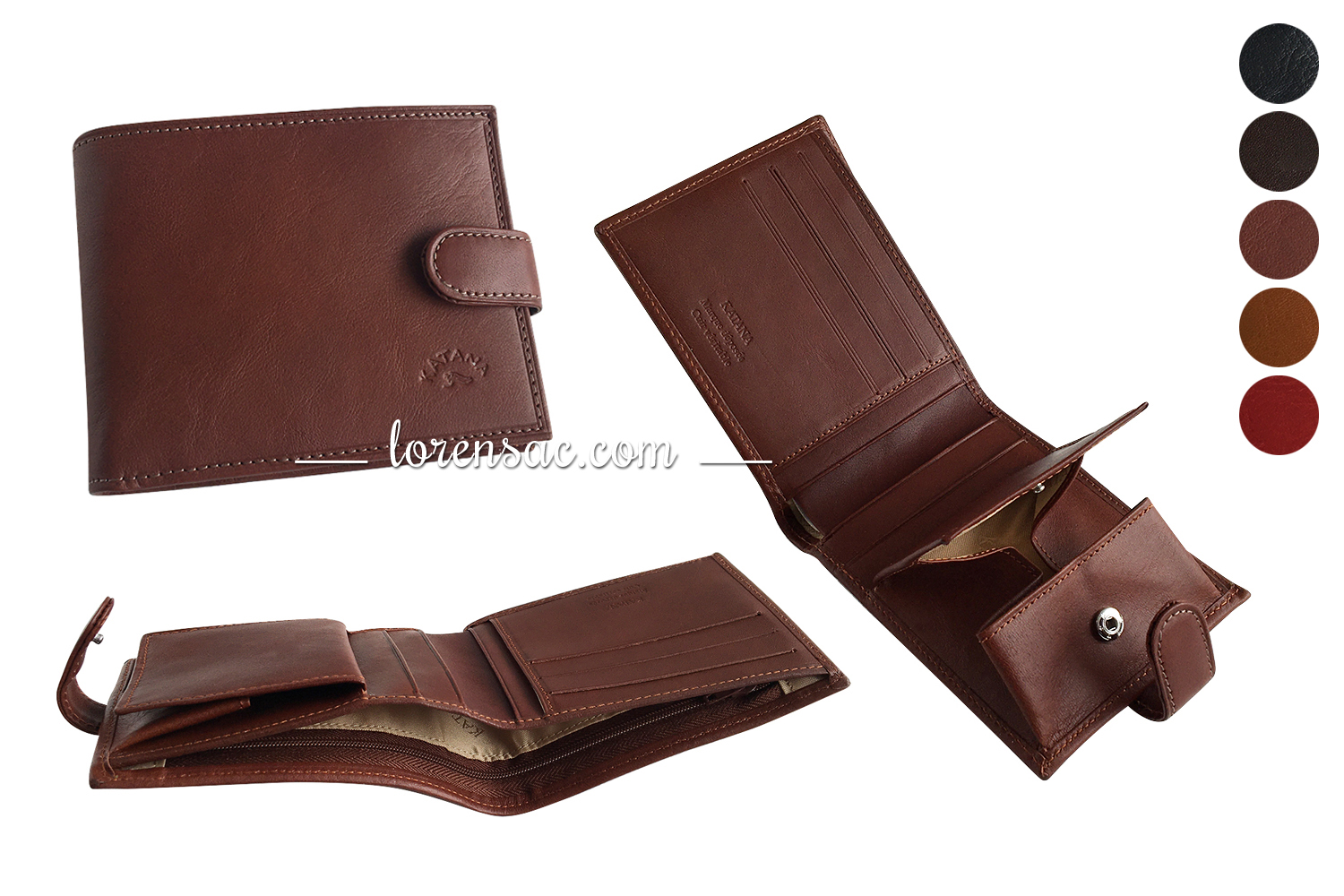 Plusieurs choix de couleurs disponibles pour le portefeuille à rabat en cuir plusieurs coloris disponibles portefeuille à rabat en cuir