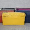 Face avant pochette portée travers de soirée en cuir en 11 coloris