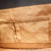 doublure intérieure beige du sac business homme cuir chocolat