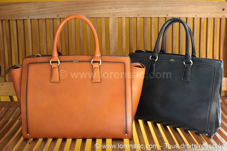 2 sacs un gold et un noir grand sac en cuir femme