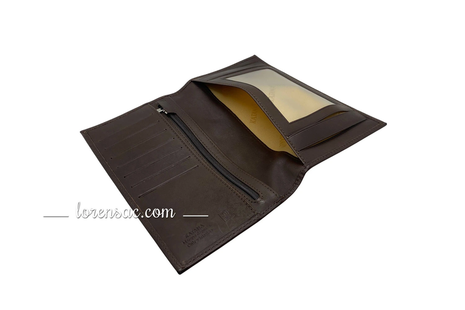 Portefeuille chéquier RFID – un modèle en cuir raffiné avec protection anti-piratage intégrée. Portefeuille chéquier RFID en cuir véritable, élégant et sécurisé contre le vol de données.