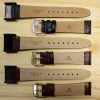 Intérieur bracelets cuir montre beige