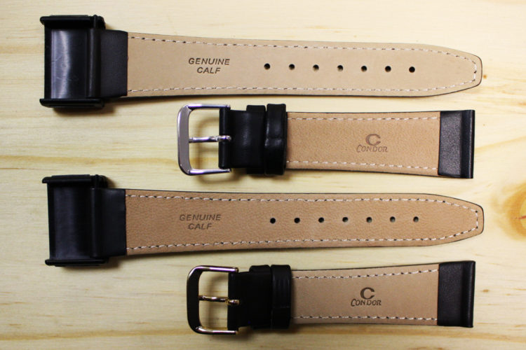 Intérieur des bracelets de montre pour homme en cuir beige Intérieur bracelet montre homme cuir beige