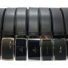 sept boucles disponibles ceinture automatique homme noire Kalewensen en cuir
