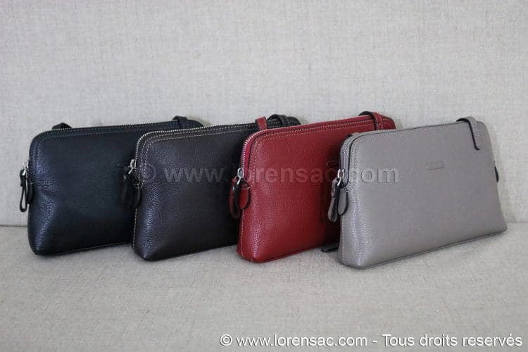 Sac pochette femme ROUGE