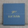 coffret carton Katana du porte-monnaie cuir italien