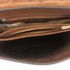 intérieur petit sac bandoulière femme en cuir véritable taupe marron