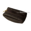 porte monnaie grain de café en cuir femme homme chocolat