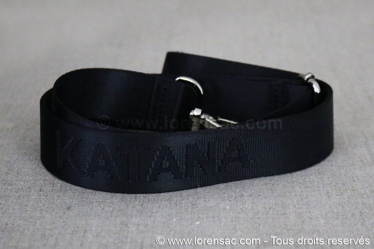 Anse pochette ordinateur 15 pouces noire  anse réglable noire de la sacoche ordinateur katana