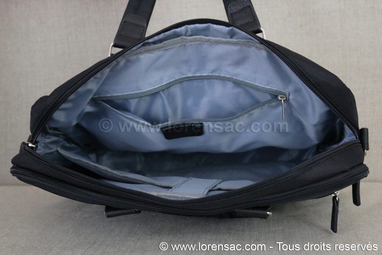 poche interne pochette ordinateur 15 pouces noire  Poche intérieure de la sacoche noire Katana