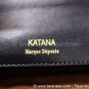 intérieur rabat cartable marron foncé cuir véritable marque katana homme femme