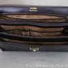 Compartiments intérieur du sac cartable cuir homme Katana vintage
