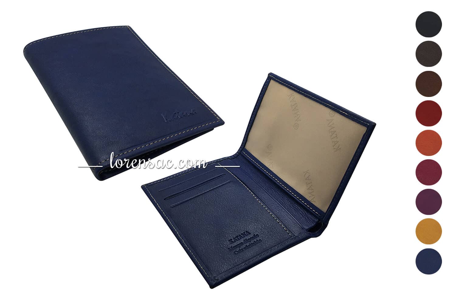 Porte carte bleu bancaire papier cuir homme femme étui simple