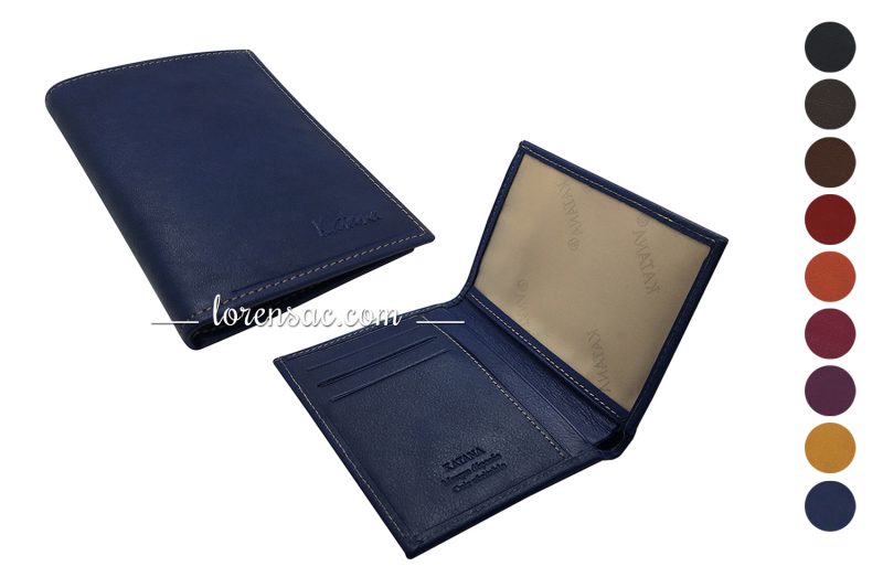 Porte carte bleu bancaire papier cuir homme femme étui simple