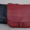 2 sac à main en cuir véritable un rouge et un noir