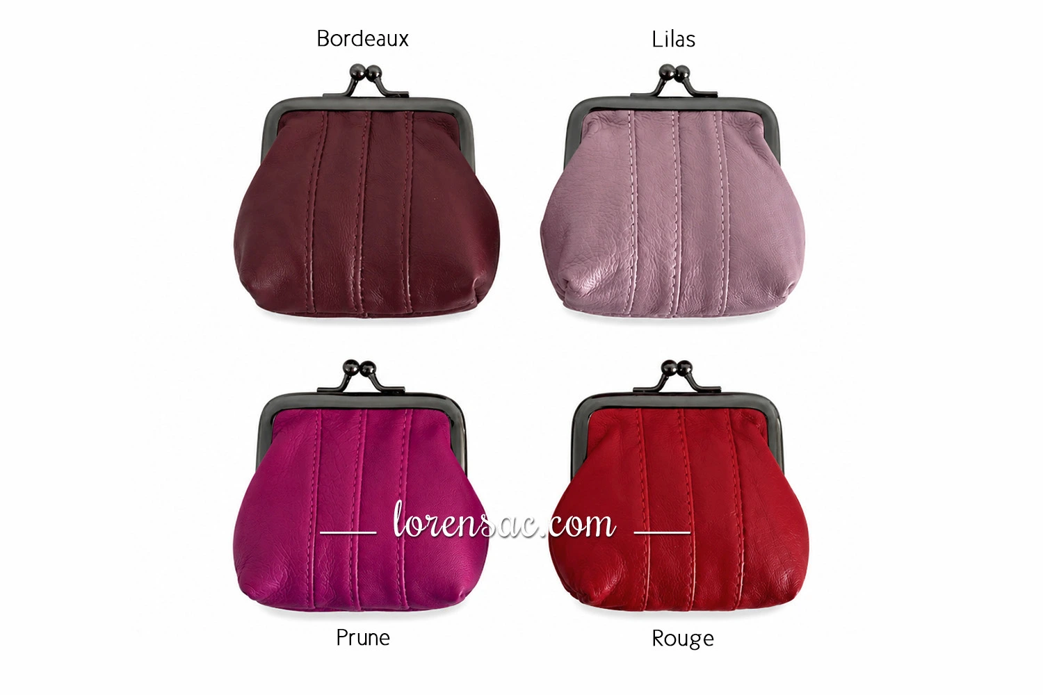Porte-monnaie ancien en cuir véritable disponible en bordeaux, lilas, prune et rouge. Porte monnaie ancien en cuir véritable disponible dans plusieurs coloris