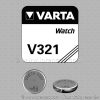 Pile Varta V321 - Réf.: 321 101 111 - CEI: SR65 - Gencod 245 857 - 1,55 volts - 13 mAh