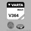 V364 - Réf.: 364 101 111 - CEI: SR60 - Gencod 245 734 - 1,55 volts - 20 mAh