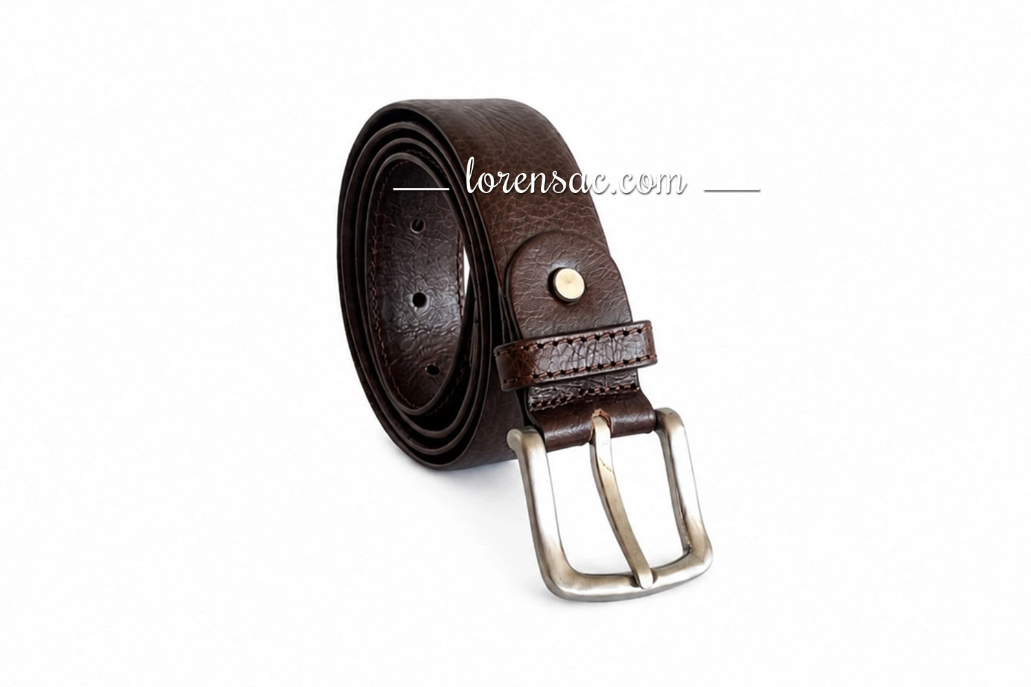 Ceinture cache billet en cuir véritable coloris chocolat avec compartiment intérieur zippé Ceinture cache billet en cuir véritable coloris chocolat avec compartiment intérieur zippé