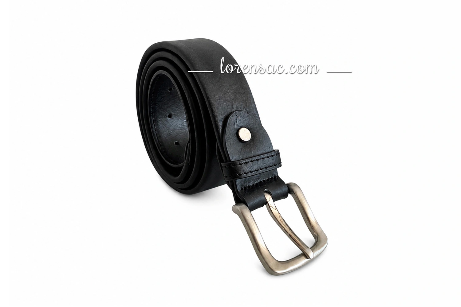 Ceinture cache billet en cuir véritable noire avec poche secrète zippée Ceinture cache billet en cuir véritable noire avec poche secrète zippée