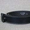 Ceinture en cuir 35mm noire