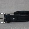 ceinture cache billet cuir noire