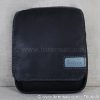 Pochette homme cuir noire face avant à bandoulière katana