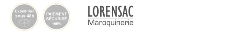 bannière du site Lorensac Maroquinerie