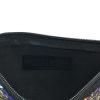 Intérieur noir de la Pochette Papillon en cuir