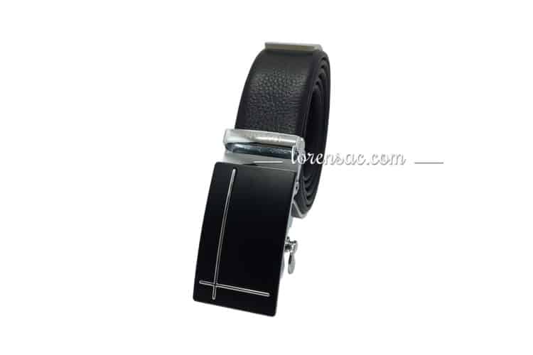 Ceinture sans trou réglable homme femme cuir automatique