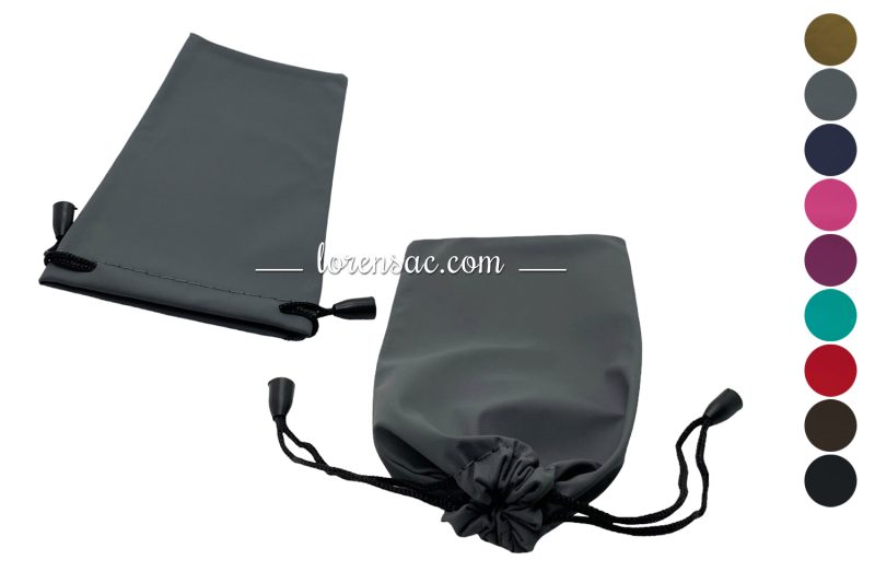 Housse lunette tissu souple grise