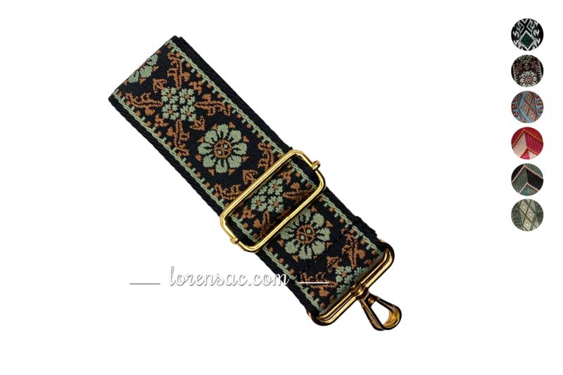 Sangle sac bandoulière fantaisie interchangeable pour femme banane pochette